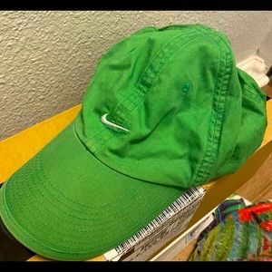 Vintage Nike logo lime green Hat 90s OSFA